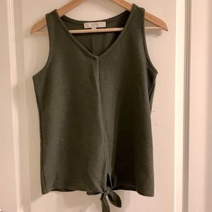 Cute tie-waist tank